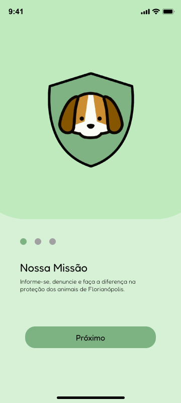 Entrada no App